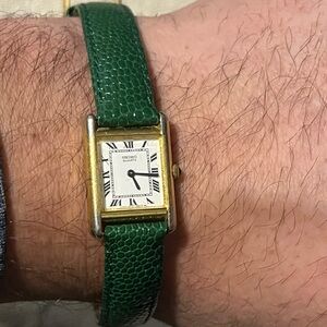 Seiko Ladies Dress Watch | Ref. 2Y00-5470 | Slim Tank Case | Gold-Tone